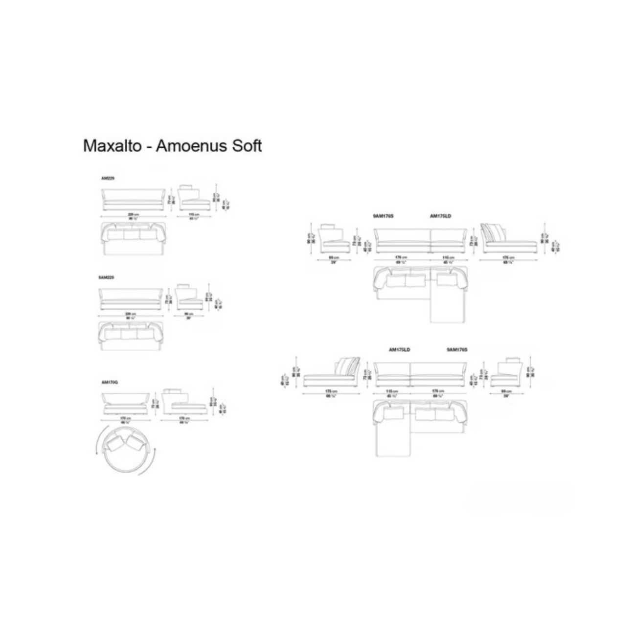 MAXALTO AMOENUS SOFT DIVANO