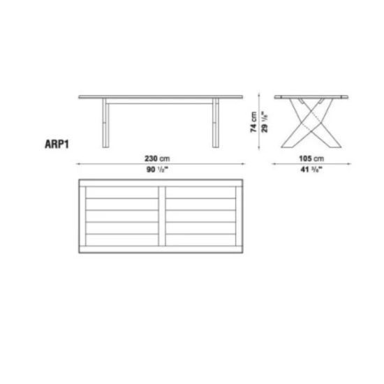 MAXALTO PLATO TABLE
