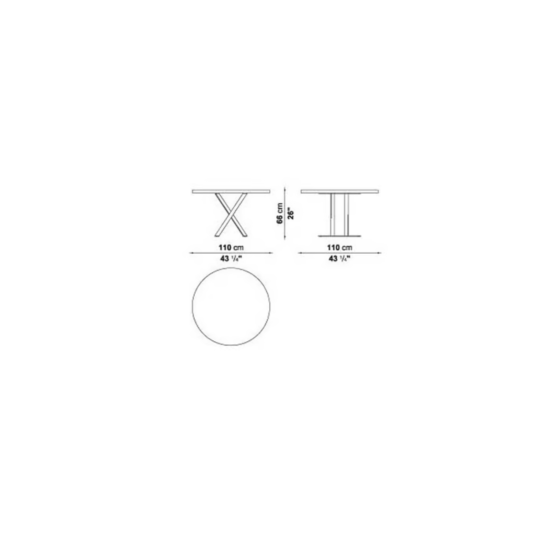 MAXALTO TABLE CIRCULAIRE