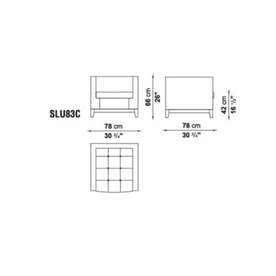 MAXALTO LUTETIA POLTRONA