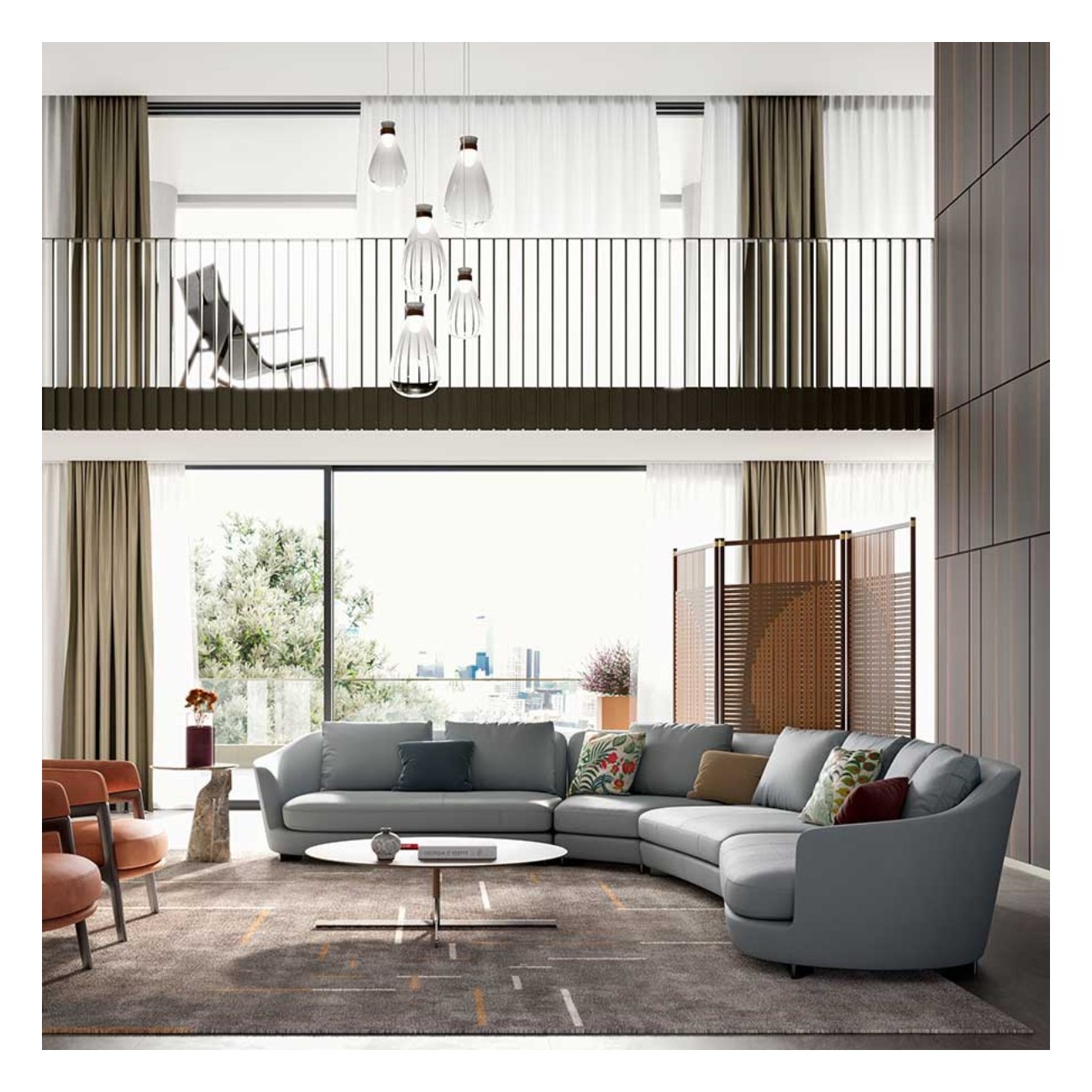 POLTRONA FRAU – DUO DIVANO