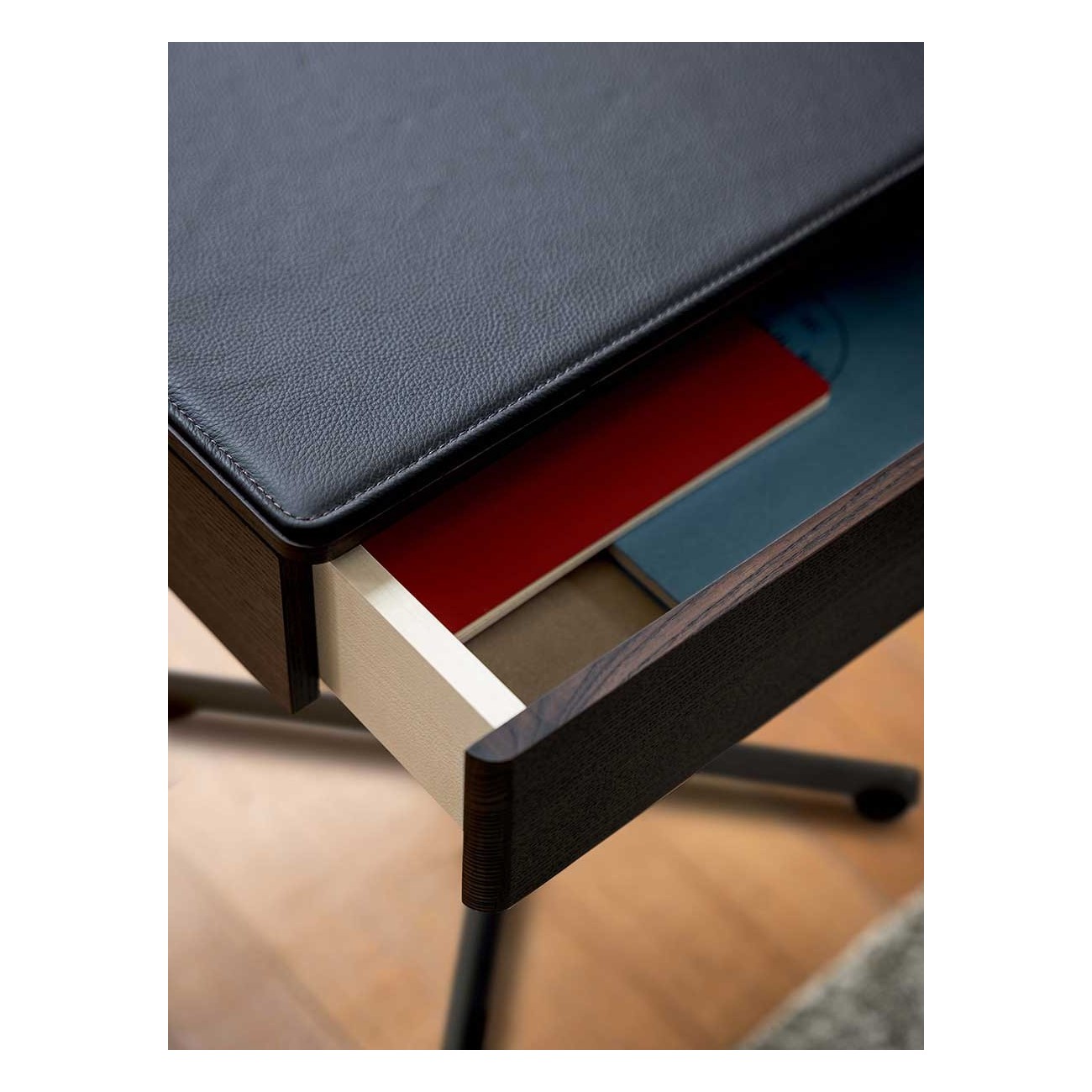 POLTRONA FRAU – BOB LOW TABLE WITH DRAWER