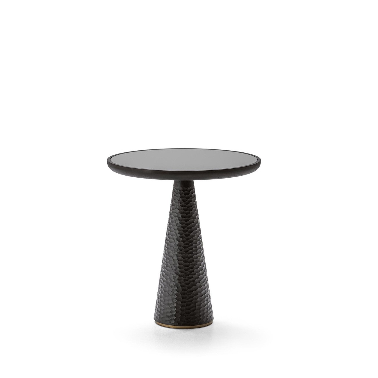POLTRONA FRAU – DUO TABLE BASSE BASE À PIÉDESTAL