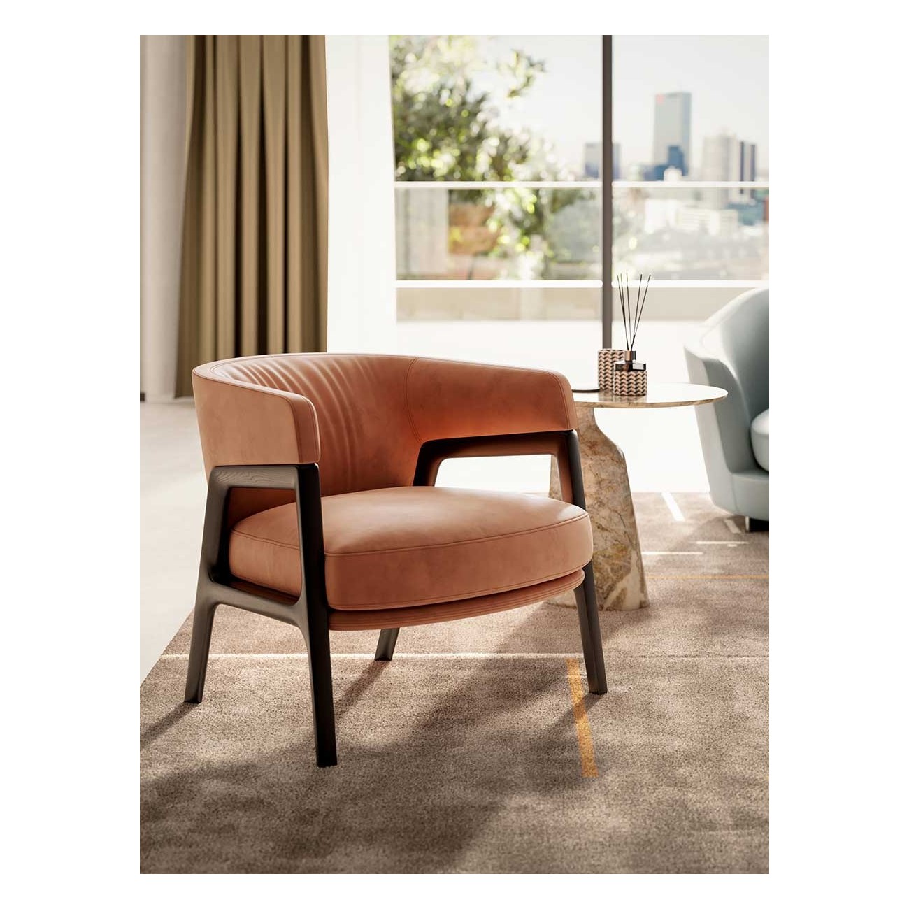 POLTRONA FRAU - DUO ARMCHAIR