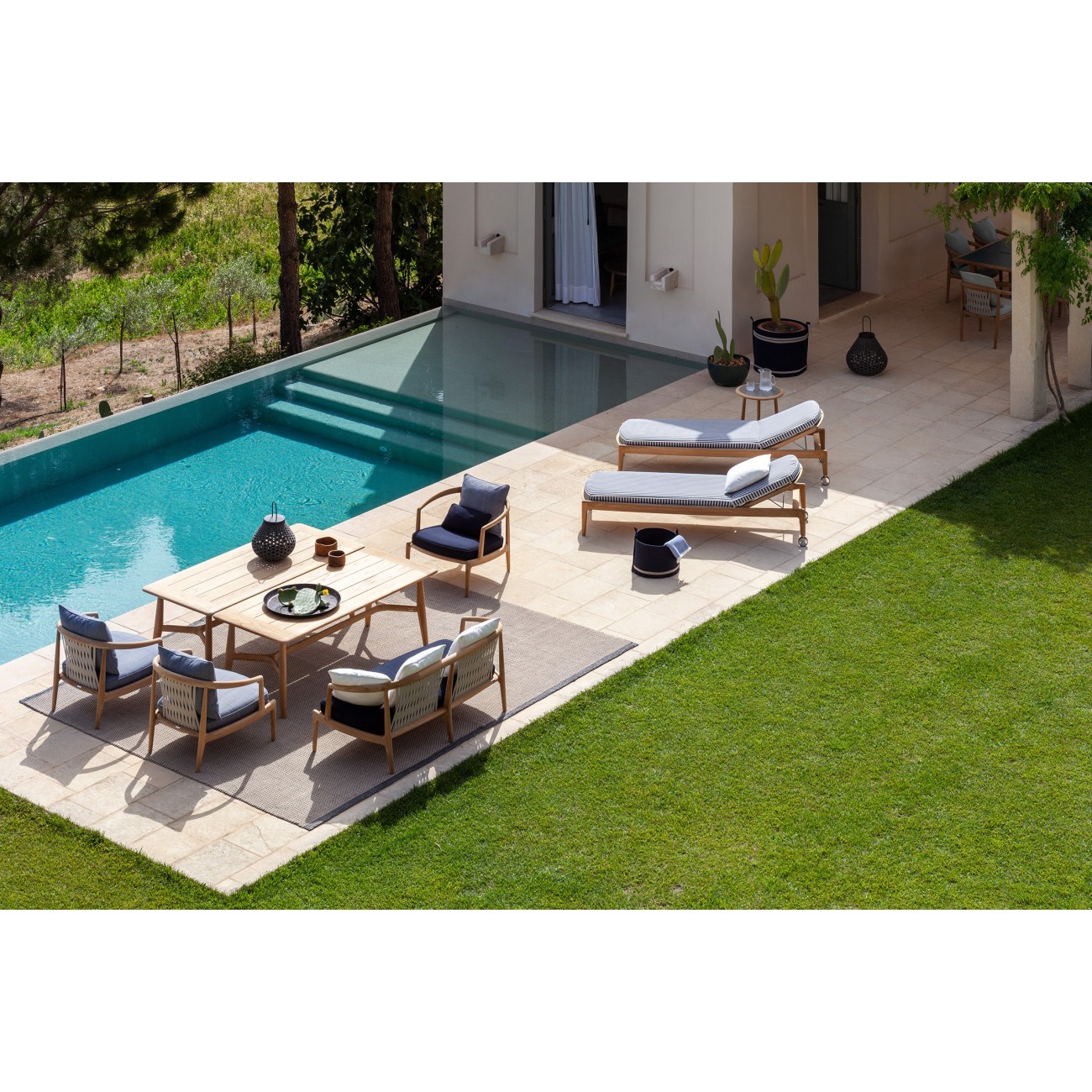 POLTRONA FRAU THE SECRET GARDEN SUNBED