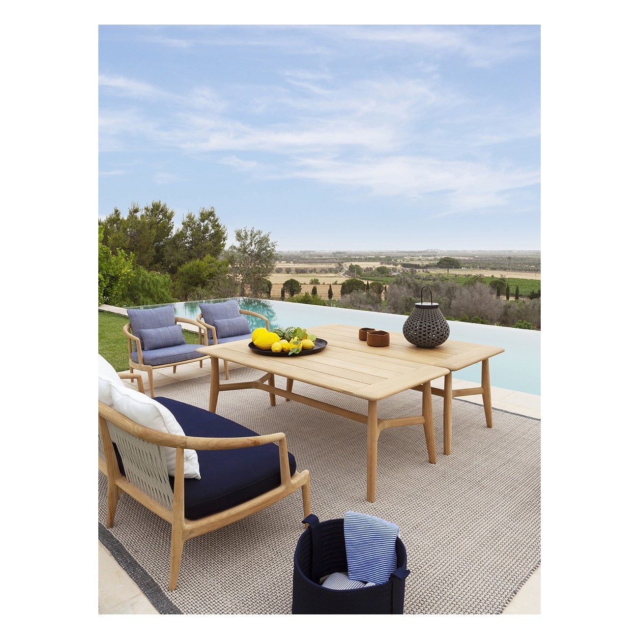 POLTRONA FRAU GRAND VIZIER OUTDOOR TAPIS