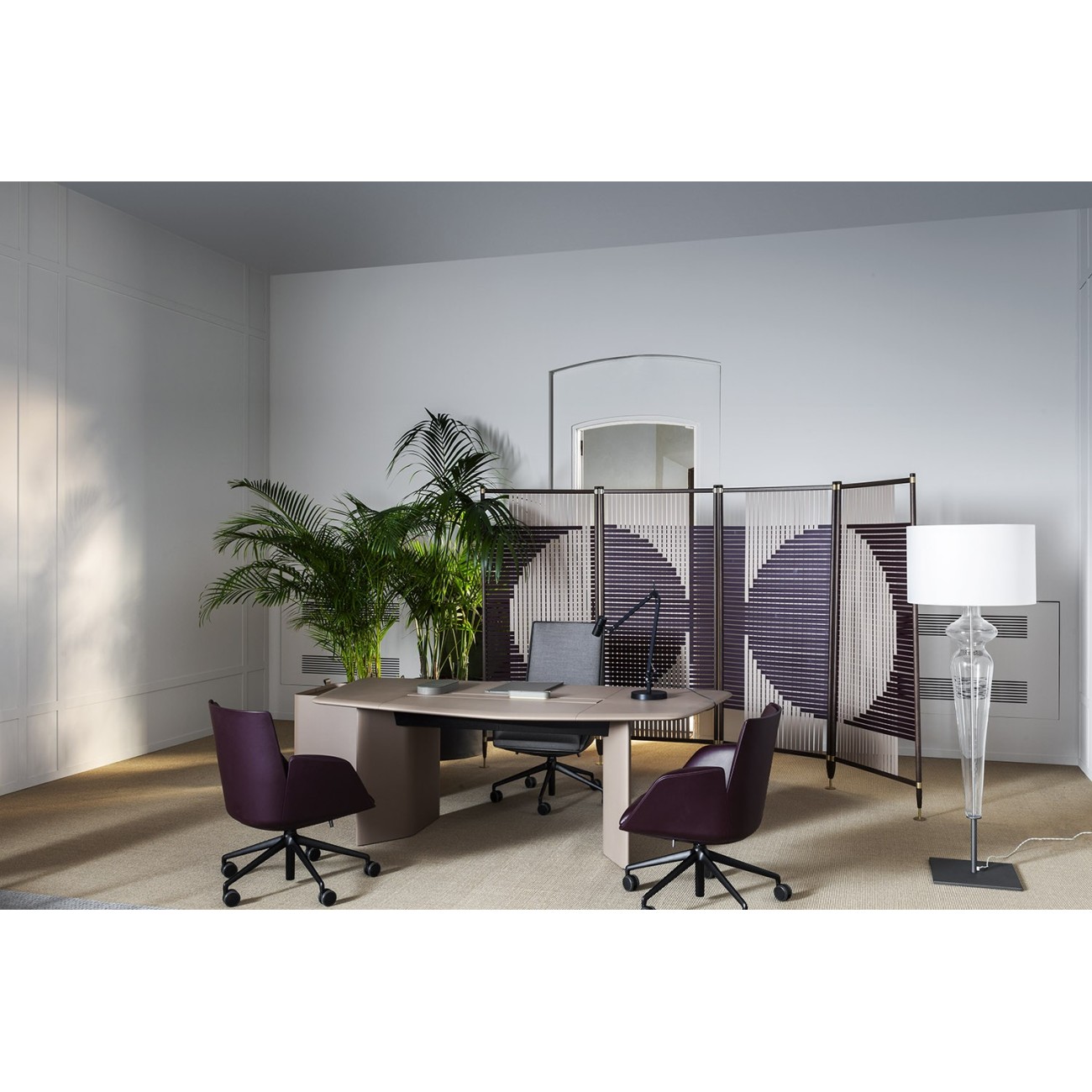 POLTRONA FRAU PLOT MODULAR ROOM DIVIDERS