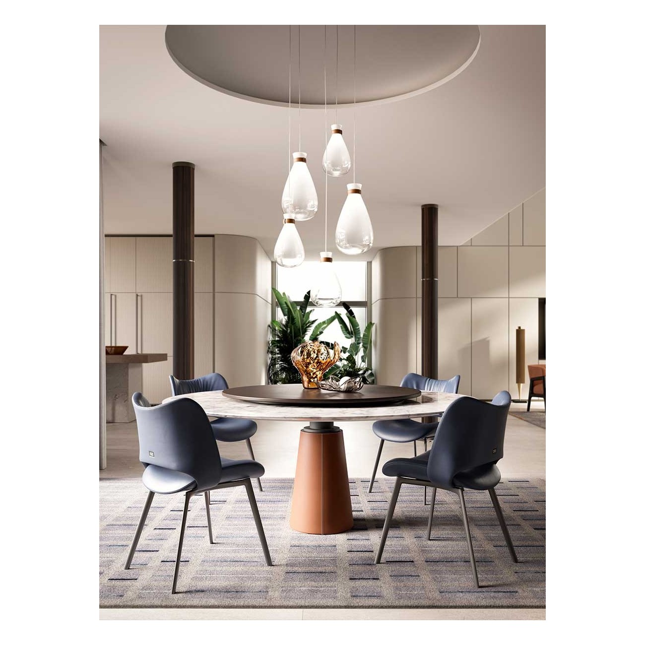 POLTRONA FRAU MESA DUE TABLE