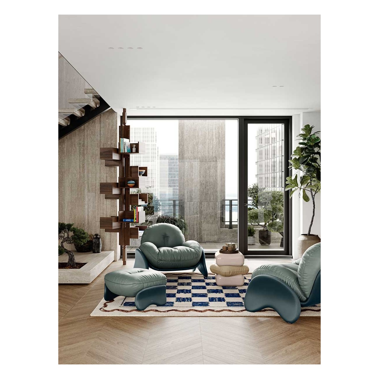 POLTRONA FRAU ALBERO BOOKCASE