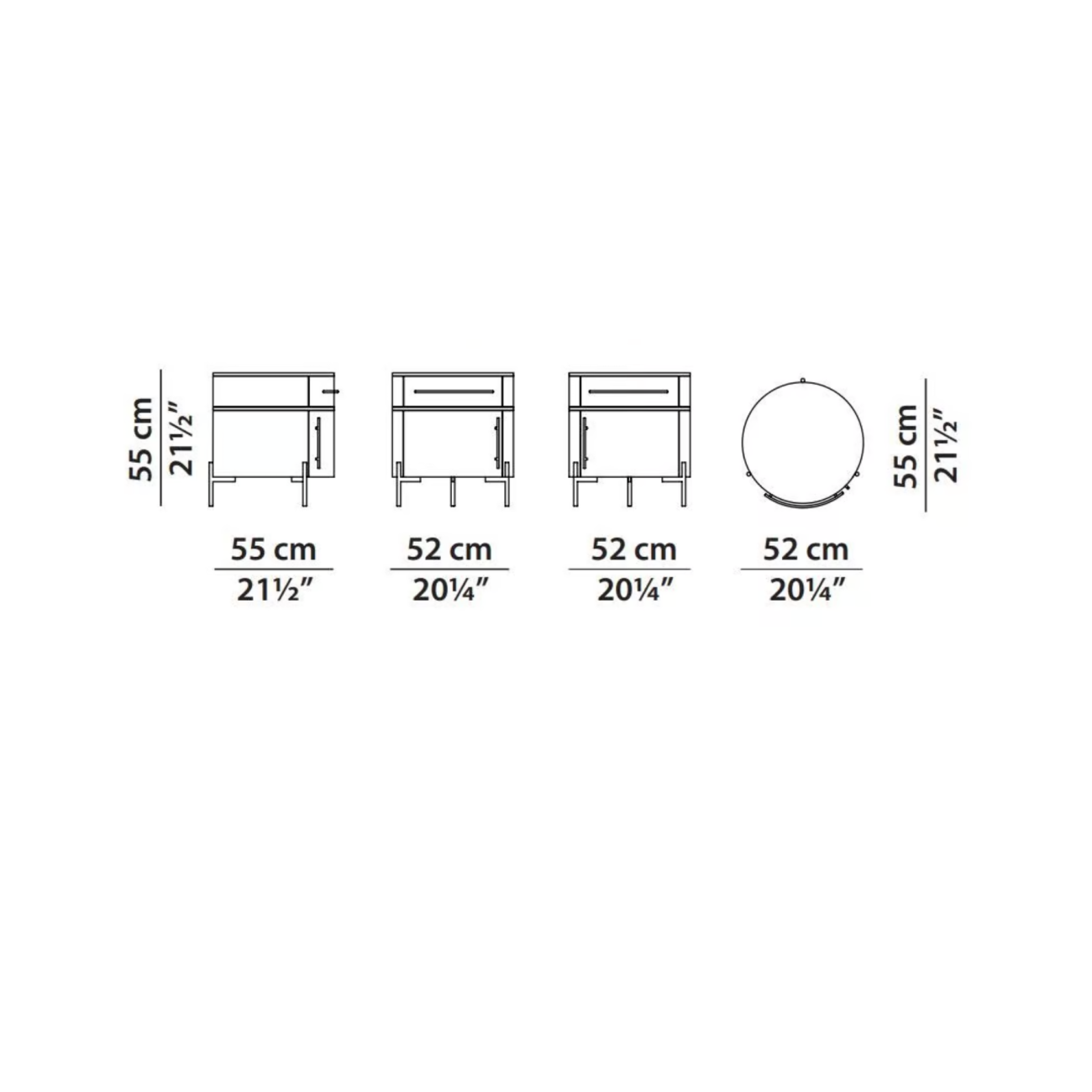 BAXTER PLISSÉ TABLE STAND