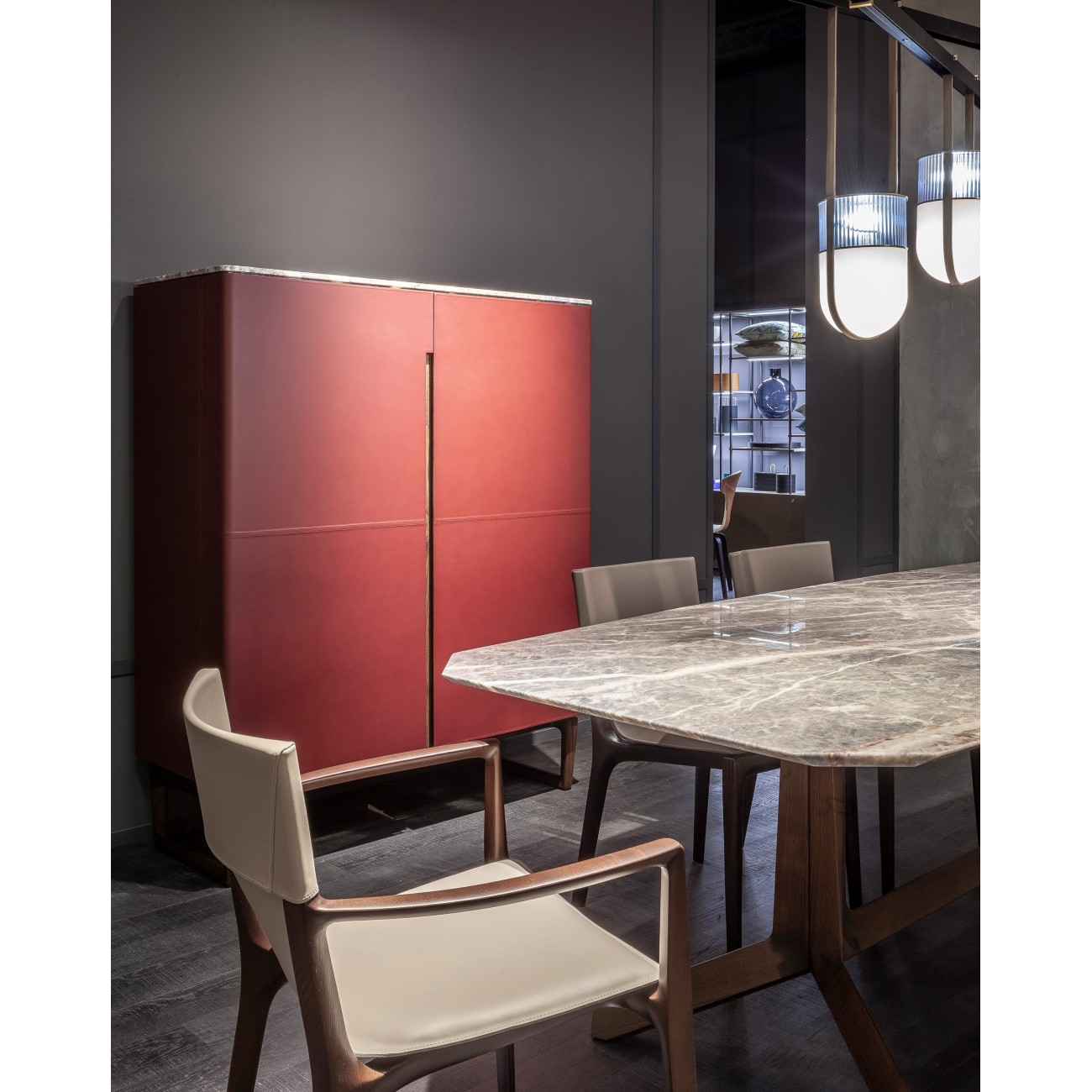 POLTRONA FRAU FIDELIO BAR CABINET