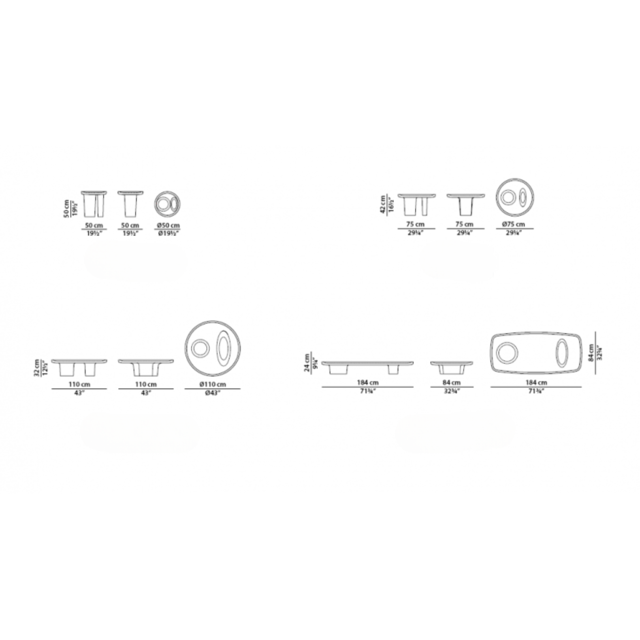 BAXTER CALIX TAVOLINO