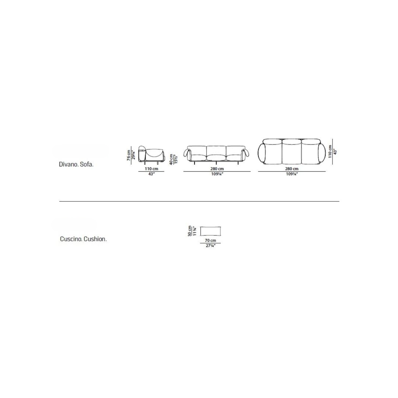 BAXTER – NARCISO DIVANO OUTDOOR