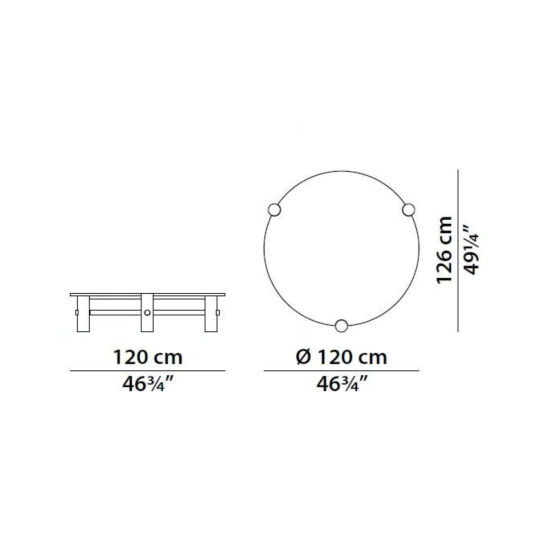 BAXTER – THALATHA TABLE BASSE
