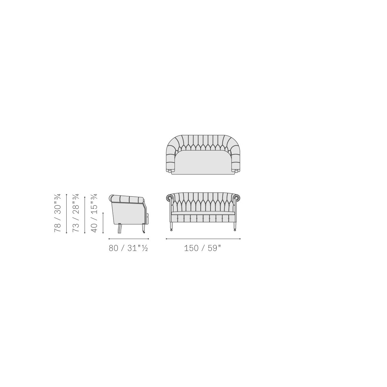 POLTRONA FRAU FUMOIR DIVANO