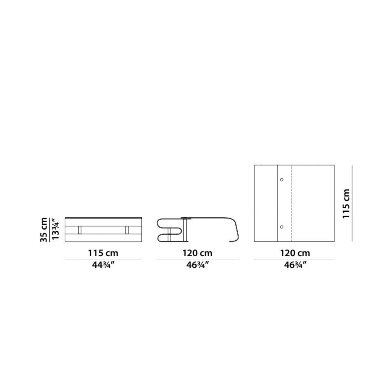BAXTER – DUNE TABLE BASSE