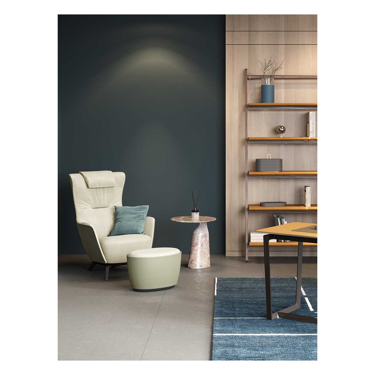 POLTRONA FRAU ILARY TABLE BASSE MARBRE