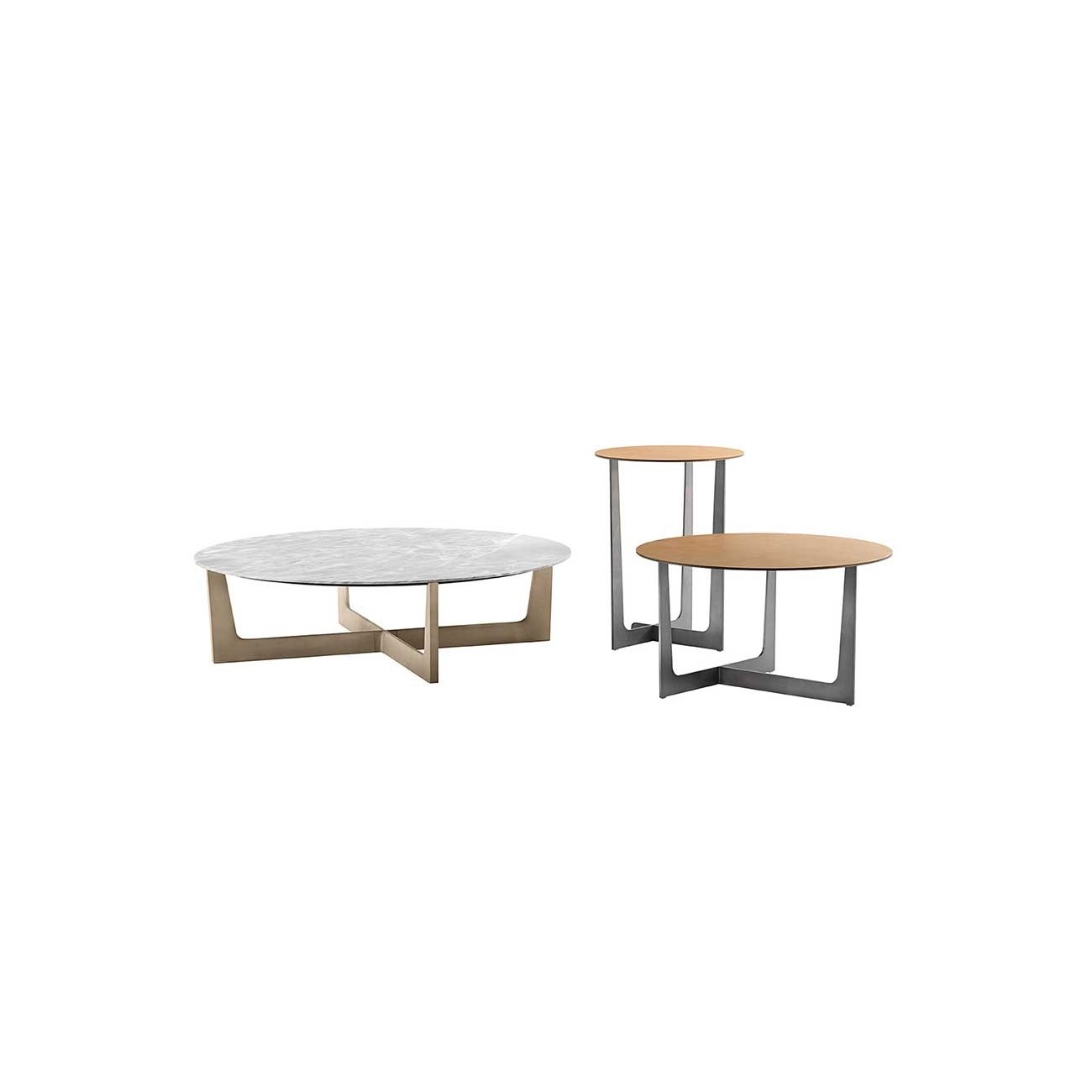 POLTRONA FRAU ILARY TABLE BASSE EN MARBRE