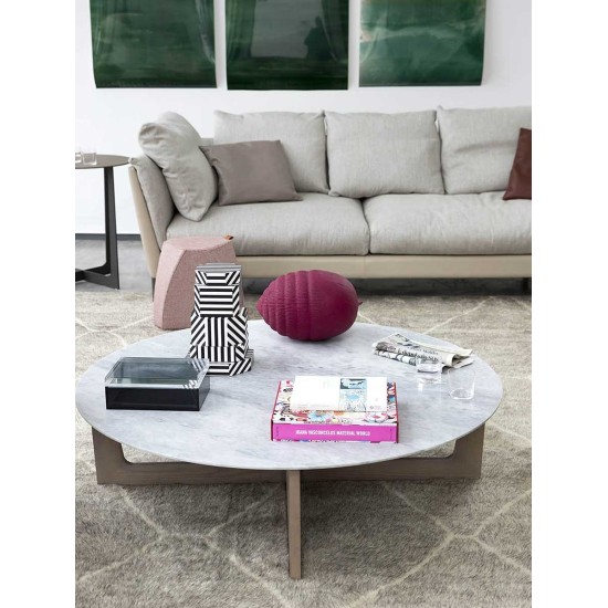 POLTRONA FRAU ILARY TABLE BASSE EN MARBRE