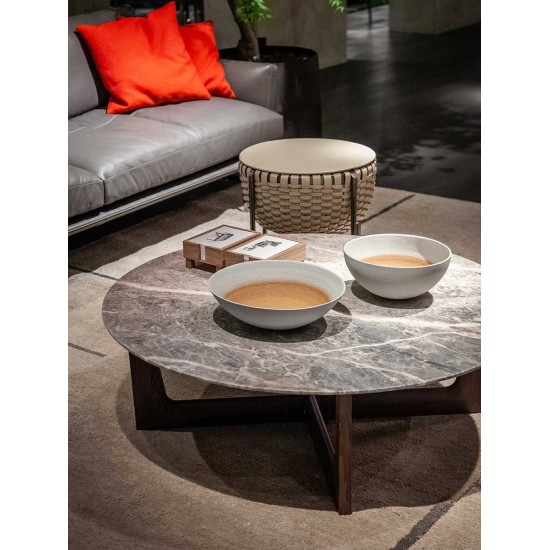 POLTRONA FRAU ILARY TABLE BASSE EN MARBRE