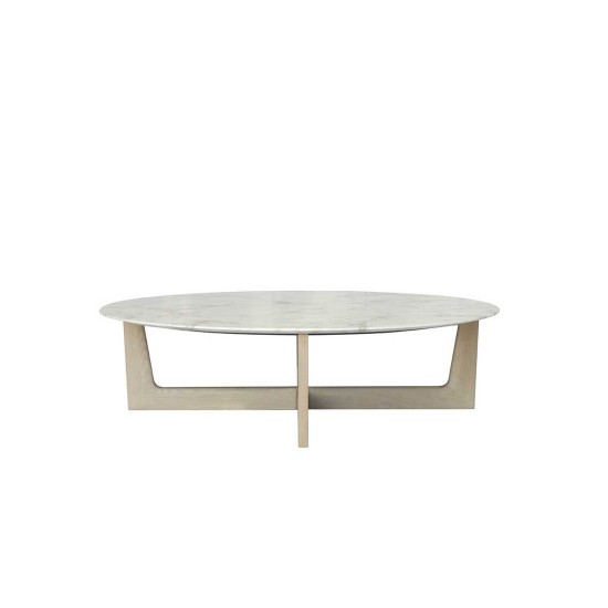 POLTRONA FRAU ILARY TABLE BASSE EN MARBRE