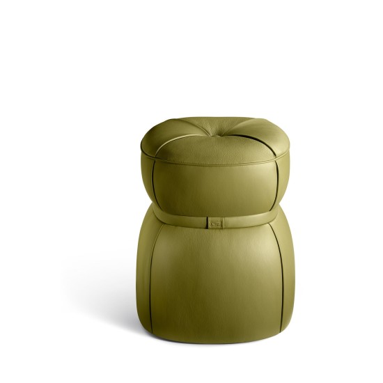 POLTRONA FRAU LEPLI POUF WITH STORAGE UNIT