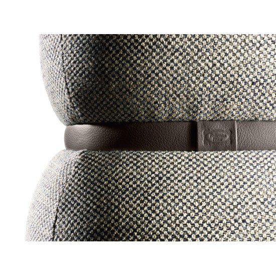 POLTRONA FRAU LEPLI POUF WITH STORAGE UNIT