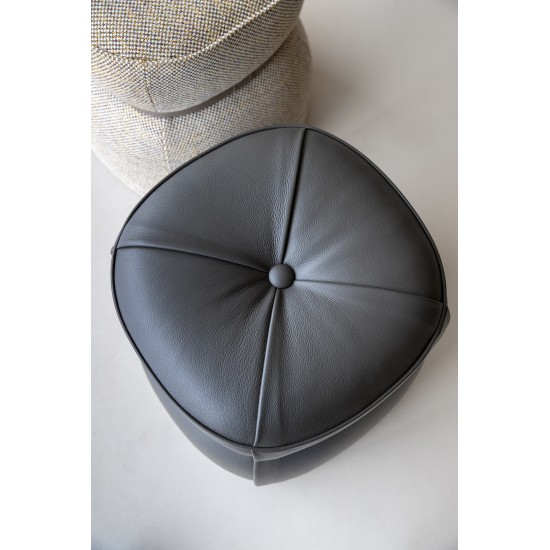 POLTRONA FRAU LEPLI POUF WITH STORAGE UNIT