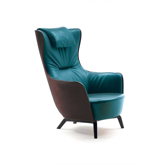 POLTRONA FRAU - MAMY BLUE FAUTEUIL