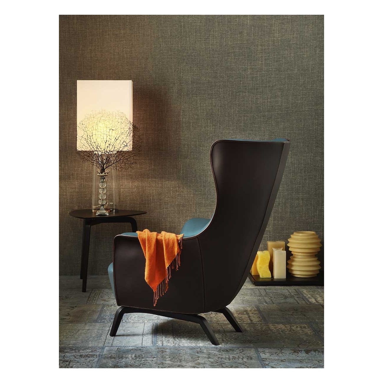 POLTRONA FRAU - MAMY BLUE FAUTEUIL