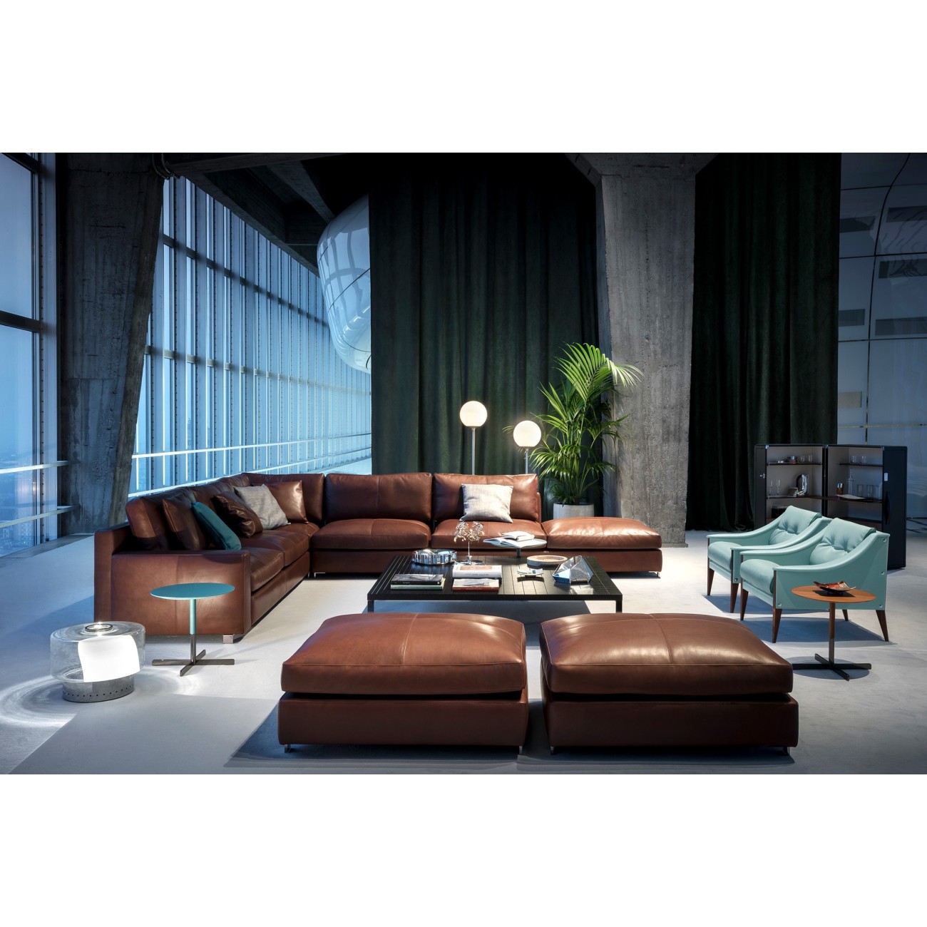 POLTRONA FRAU - MASSIMOSISTEMA POUF