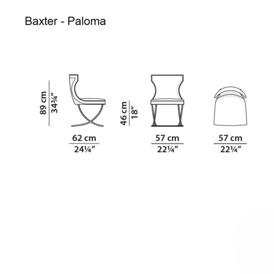 BAXTER PALOMA FAUTEUIL