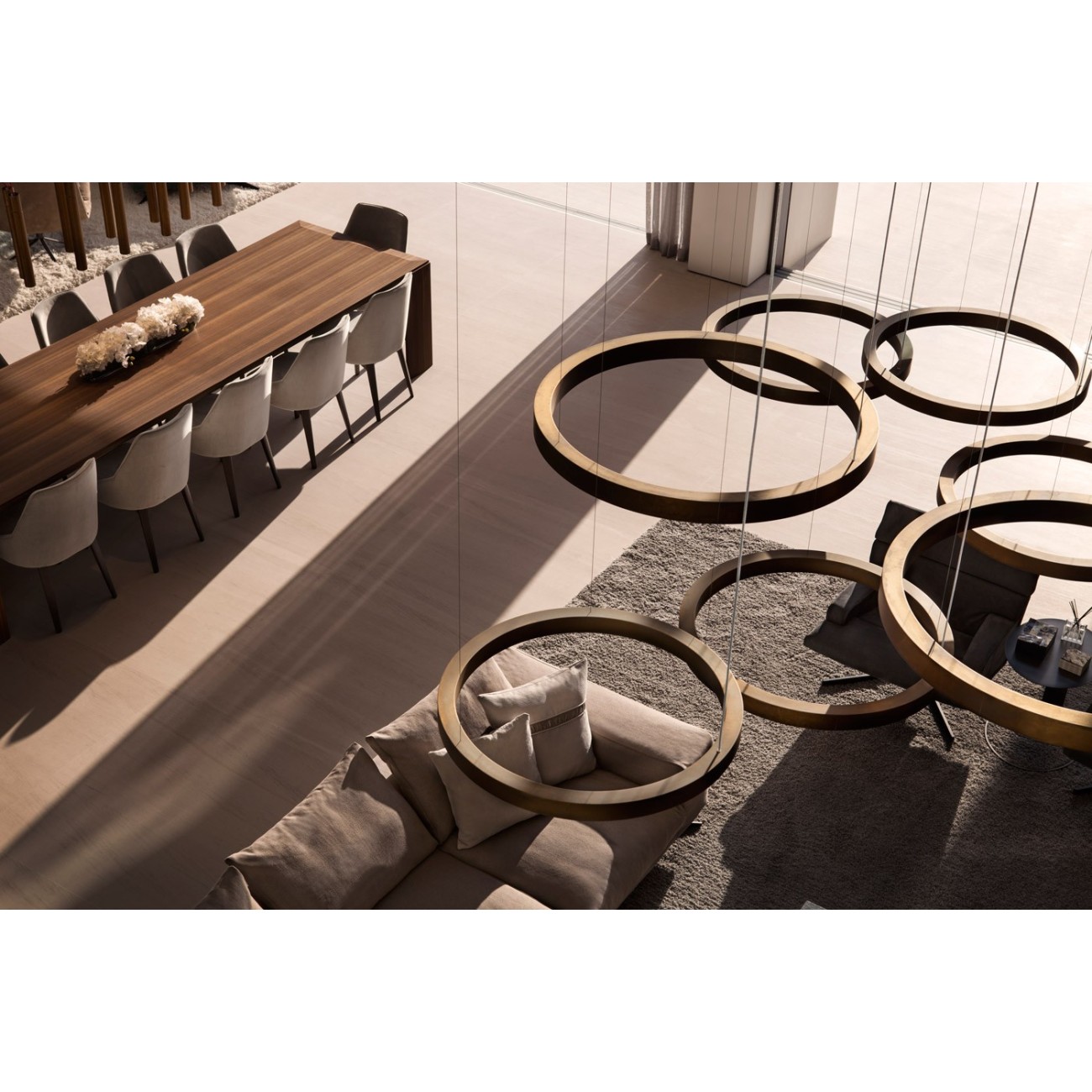 HENGE LAMPADA LIGHT RING HORIZONTAL