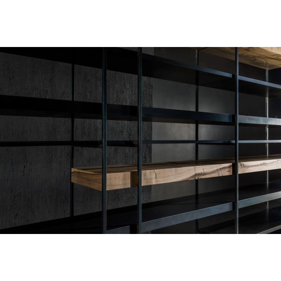 HENGE BIBLIOTHÈQUE CAGE LAYER