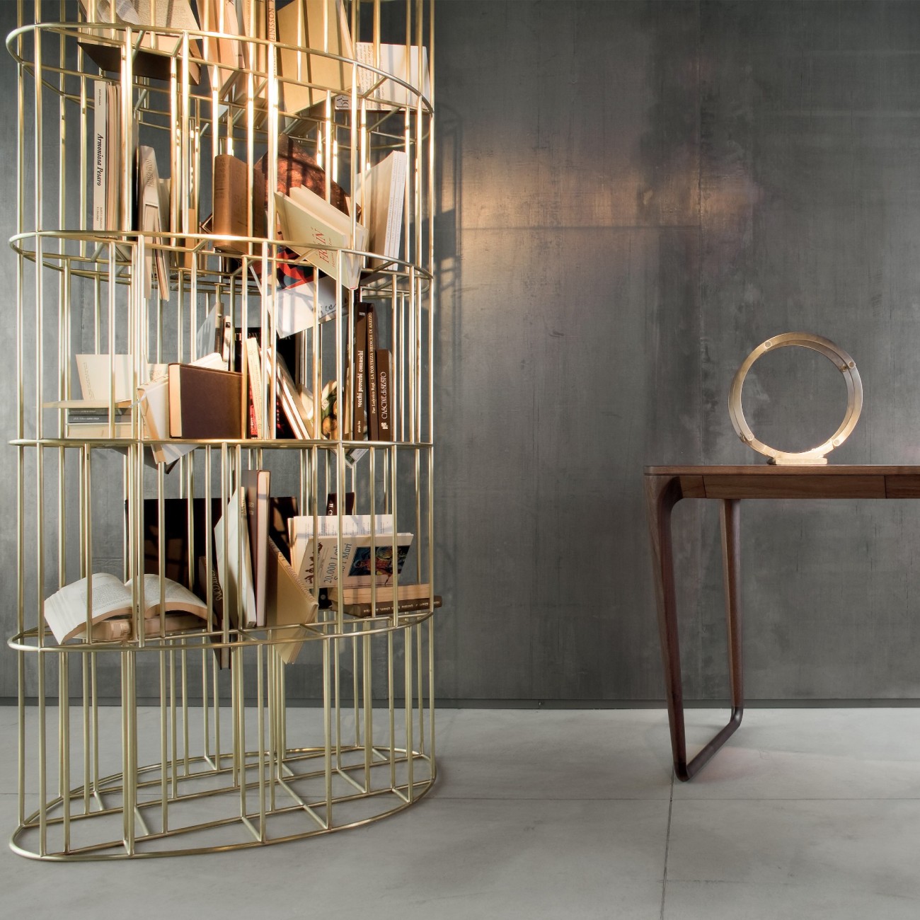CECCOTTI GOLDEN CAGE BIBLIOTHÈQUE