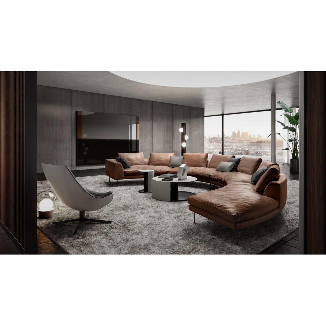 I 4 MARIANI ADD LOOK ROUND SOFA