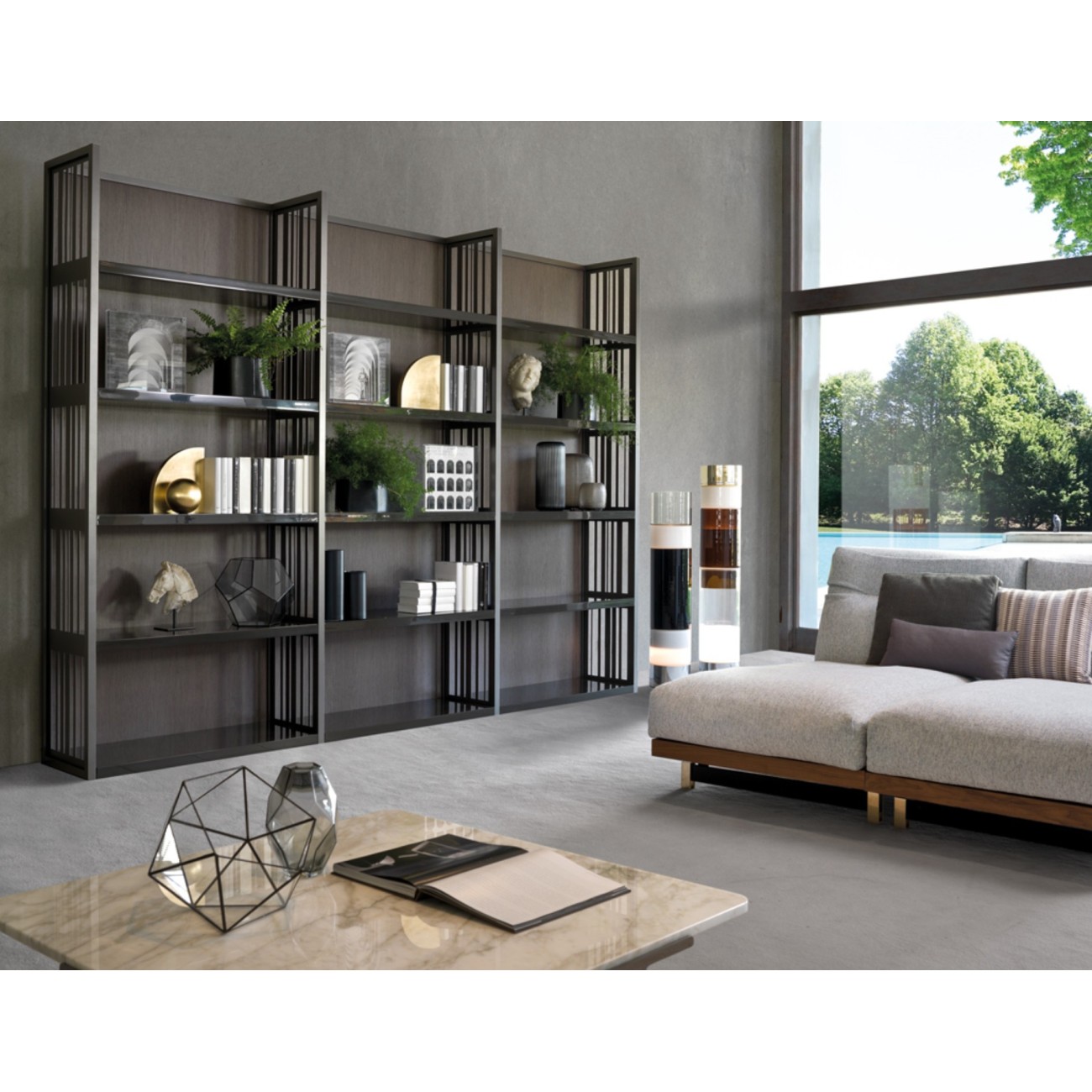 I 4 MARIANI GRID BOOKCASE