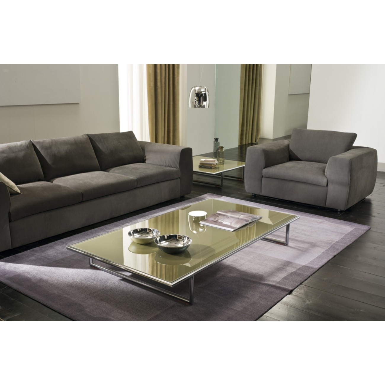 I 4 MARIANI KRISTALL TABLE BASSE