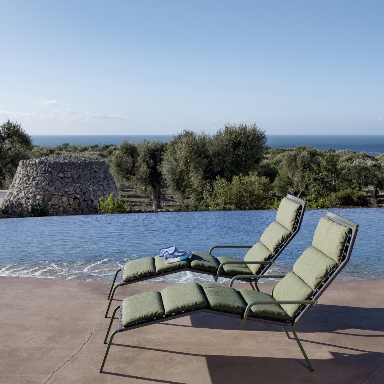 KRISTALIA MÉRIDIENNE REST CHAISE LONGUE