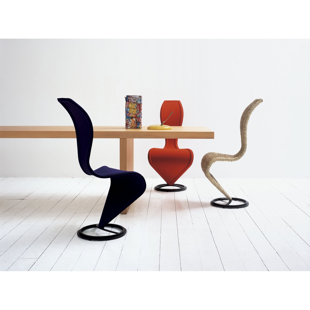 CAPPELLINI S-CHAIR CHAISES EN PAILLE