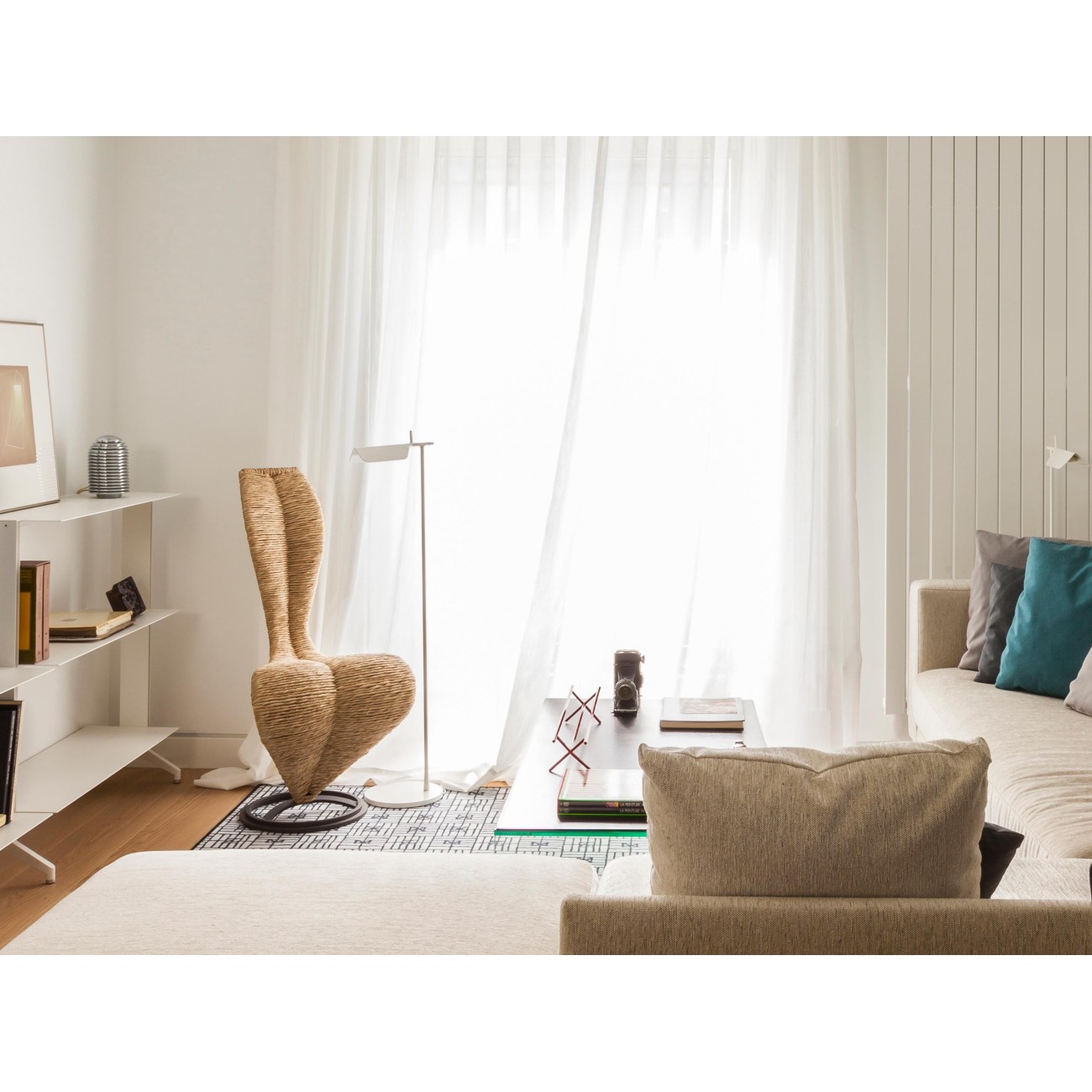CAPPELLINI S-CHAIR CHAISES EN PAILLE