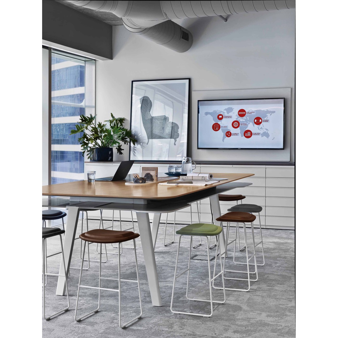 CAPPELLINI HI PAD STOOL