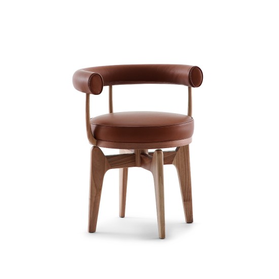 CASSINA INDOCHINE REVOLVING ARMCHAIR