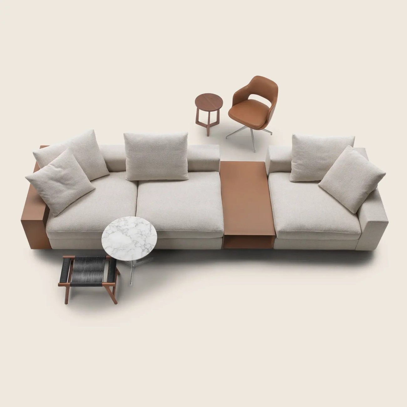 FLEXFORM GROUNDPIECE CANAPÉ