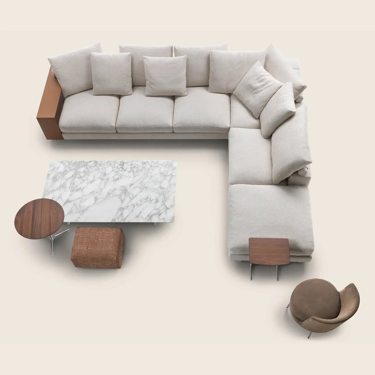FLEXFORM LIGHTPIECE CANAPÉ