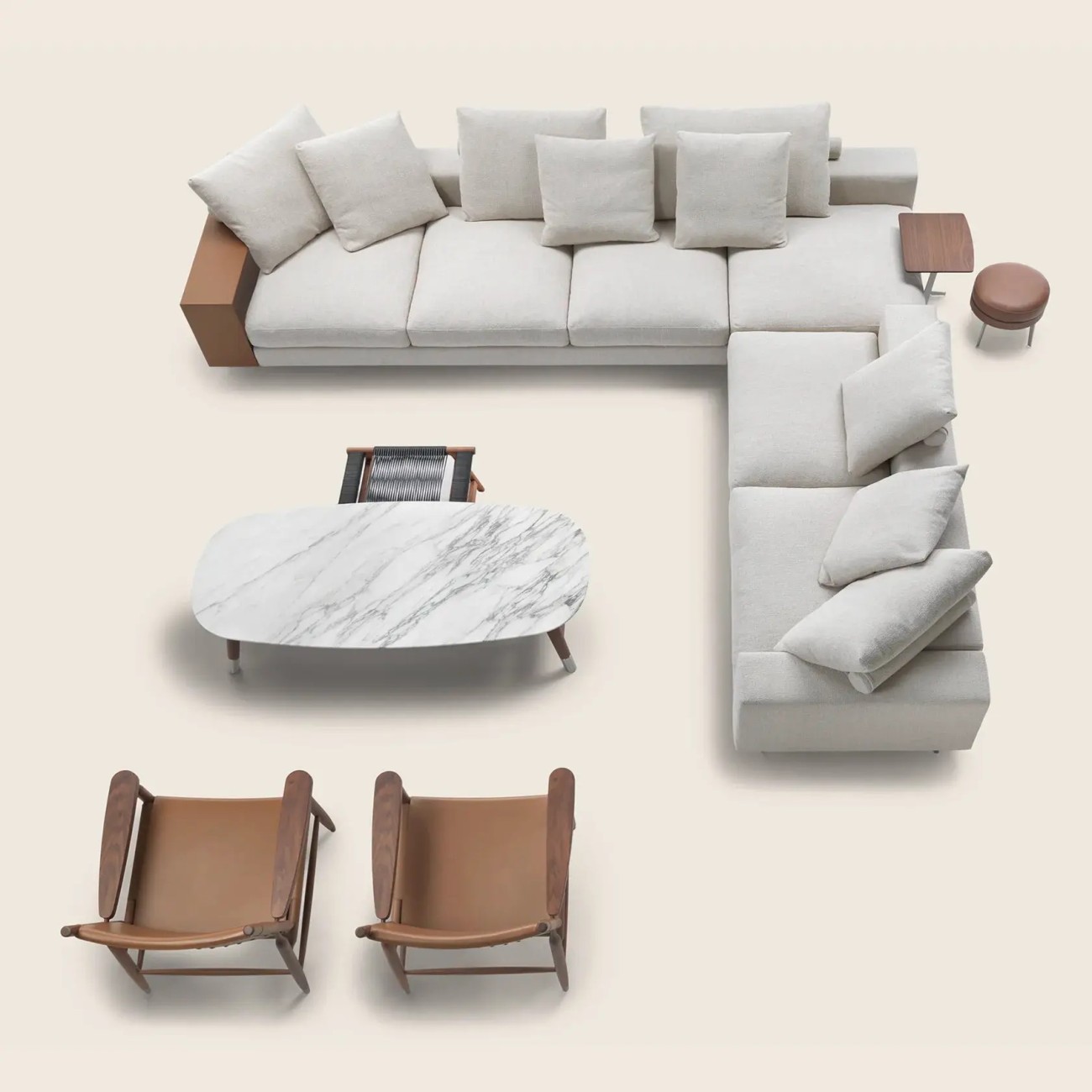 FLEXFORM LIGHTPIECE DIVANO