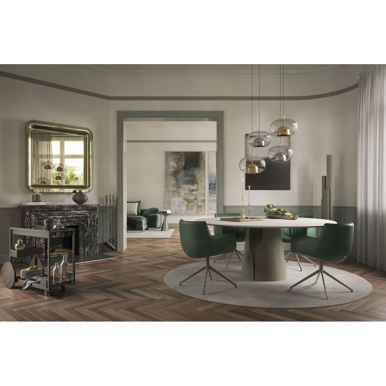 CATTELAN - GIANO ARGILE TABLE