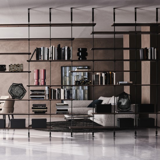CATTELAN ITALIA BIBLIOTHÈQUE MURALE AIRPORT
