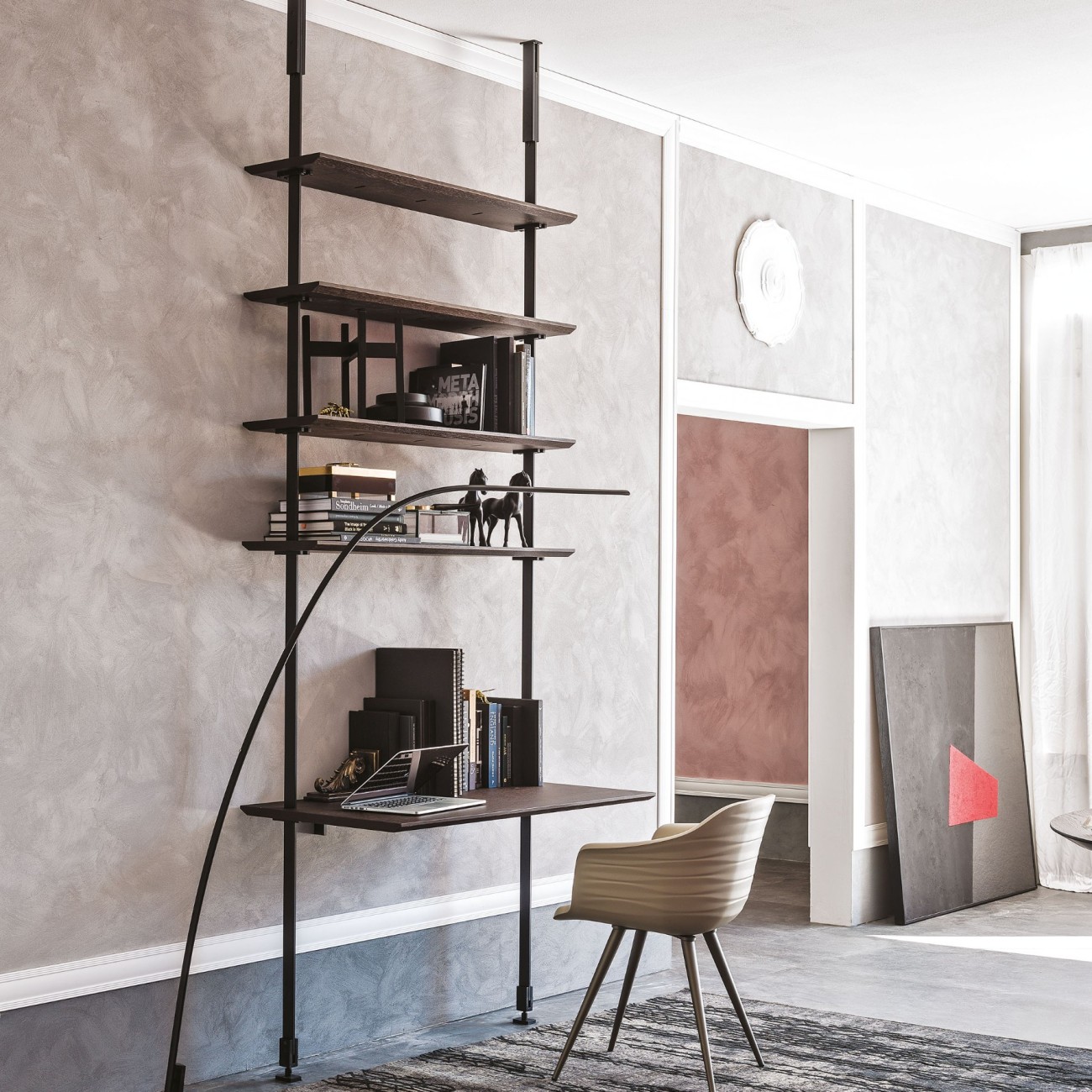 CATTELAN ITALIA LIBRERIA A PARETE AIRPORT