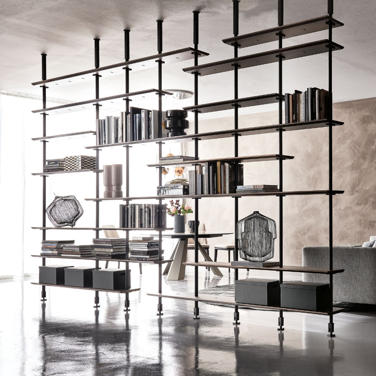 CATTELAN ITALIA LIBRERIA A PARETE AIRPORT